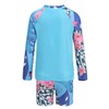 Aisyee Girls Two Piece Rash Guard Swimsuits Set with Swim