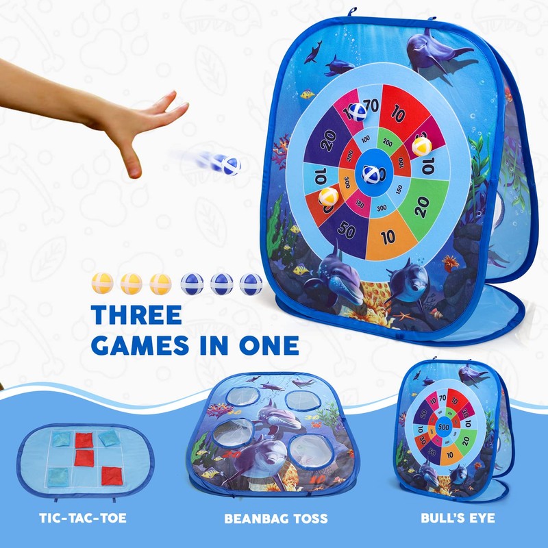 TOY Life 子供用コーンホールアウトドアゲーム - 子供用ビーンバッグトスゲーム - 子供用アウトドアおもちゃ - コーンホール -