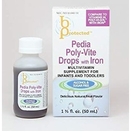 3 Pack Pedia Poly-Vite with Iron 50 mL