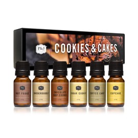 P&J Trading Fragrance Oil Cookies & Cakes Set | Candle Scents for Candle Making, Freshie Scent, Soap Making Supplies, Diffuser Oil Scents