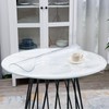 45 Inch Round Clear Table Pad Protector 1.5mm Thick Plastic