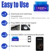 Mini Bluetooth ELM327 OBD2 Detector de fallos de coche V2.1