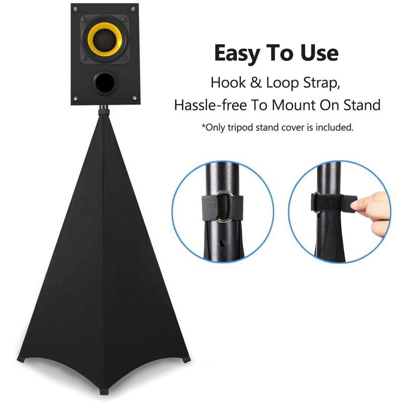 Universal Dj Light Speaker Stand Cover Triple Sided Tripod Stand