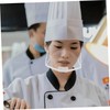 TEHAUX 20pcs Clear Plastic Face Masks for Restaurants Chefs Waiters