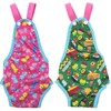 FUNNYDOGCLOTHES Pack of 2 Female Dog Diapers Sanitary Pantie Washable