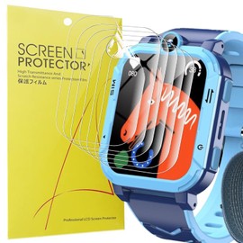 Blueshaweu Screen Protector Compatible with Blackview Smartwatch Children Z20, HD Clear Flexible TPU Screen Protector [Pack of 6] Compatible with Blackview Z20 Smartwatch (Transparent)