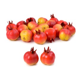VIOCIWUO Mini Artificial Pomegranate Fake Fruit Simulation Home Kitchen Party Decorate Emulation Food Teaching Aid Festival Decorations 20PCS
