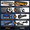 Nilight 42 LED Roof Top Strobe Lights Hazard Emergency Safety
