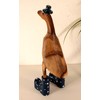 Decorative Wooden Duck 25 cm with Boots and Hat in