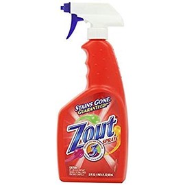 Zout Triple Enzyme Formula Laundry Stain Remover Spray, 22 Ounce - Pack of 6