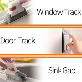 Unbranded Window Sill Cleaner Tool Hard Bristle Crevice Cleaning Brush Multifunctiona