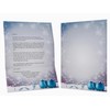 Christmas Letter Paper | Christmas Baubles in the Snow |