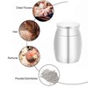 LZZEM 1Pcs Stainless Steel Mini Cremation Urn | Waterproof Pet