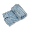 Baby Diamond Wrap Blanket with Sherpa Back - Pink and