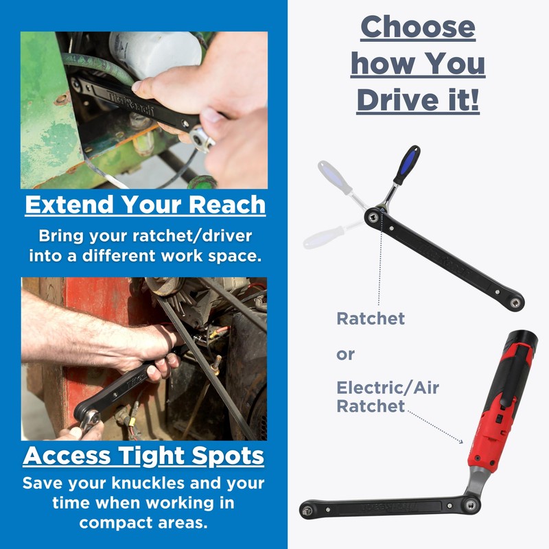 TITE-REACH 1/4" Professional Extension Wrench