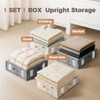 4Pack Sheet Organizers for Linen Closet - King/Queen Size Bedding