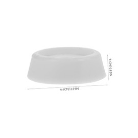 TEHAUX 4Pcs Washer Vibration Foot Pads Noise Reducing Stability Feet Pads for Washing Machines Home Use Durable Non Slip Design