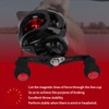 7.2:1 High Speed Baitcasting Reel, Aluminium Alloy Material, Easy to