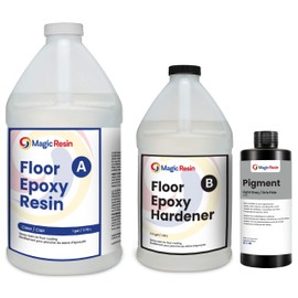 Light Gray | Floor Epoxy Resin for Garages, Basements, Warehouses, Retail Stores and More | Highly Durable | Resistant to Scratches, Spills, and Stains (1.5 Gallon/Light Gray)