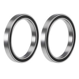 TOP-VIGOR 2Pcs 6705-2RS Deep Groove Ball Bearings, Z2 25mm x 32mm x 4mm Double Sealed Industrial Bearings, Chrome Steel Skateboard Bearings for Electrical Instrument Equipment