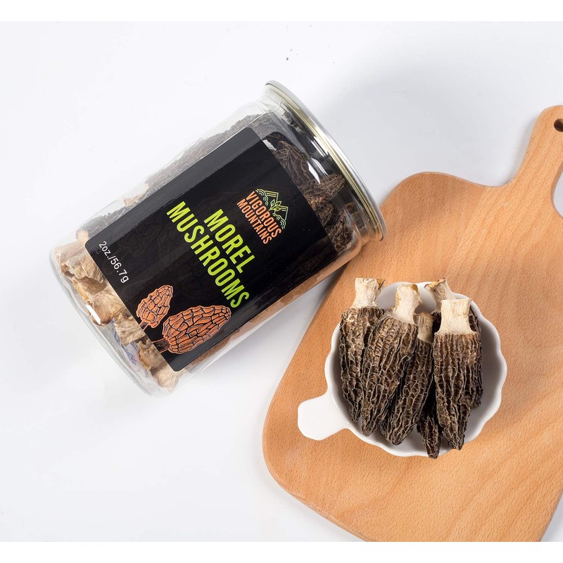 VIGOROUS MOUNTAINS Dried Morel Mushrooms (2Ounces)