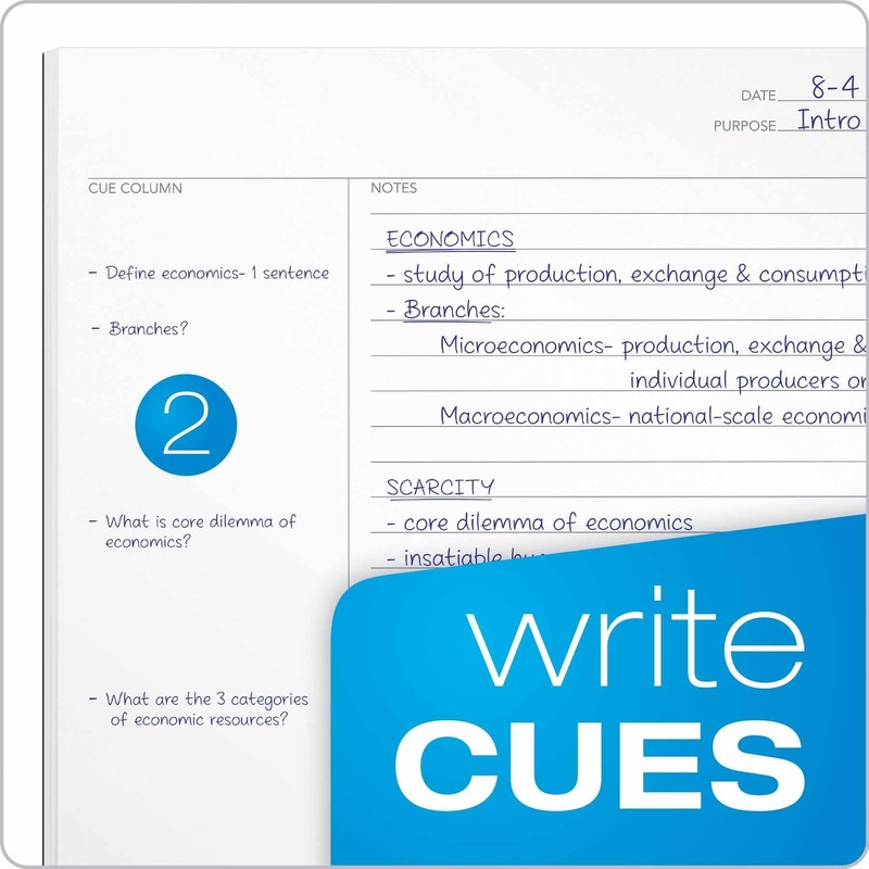 Oxford Tops FocusNotes Writing Pad, 8-1/2" x 11-3/4", 50 Sheets