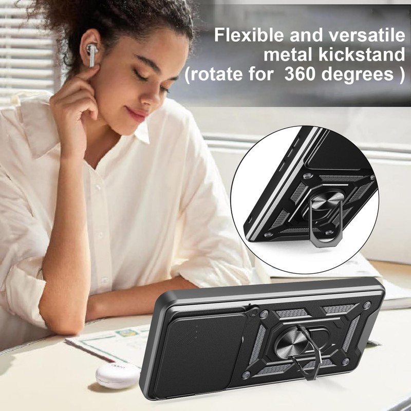 BOKYAS Armor Hülle für TCL 50 XL 5G mit Slide