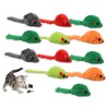 ds. distinctive style 12 Pcs 4" Furry Cat Toy Mice,