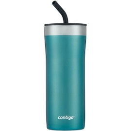 Contigo Streeterville Stainless Steel Tumbler with Straw, Bubble Tea, 24oz.