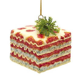 Kurt Adler Noble Gems Food Lasagna Cheese Italian Christmas Tree Ornament Decor