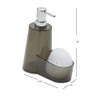 Home Basics 13.5 oz. Plastic Soap Dispenser with Sponge Compartment,