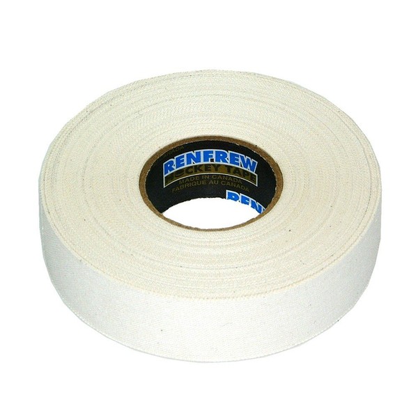 Renfrew, Cloth Hockey Tape, 1" (White, 25m)