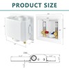 Washing Machine (Laundry) Outlet Box, Center Drain/Side Drain, Niikappu 1/2