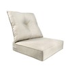 BOSSIMA Indoor/Outdoor Deep Seat Chair Cushion Set,Spring/Summer Seasonal Replacement Cushions