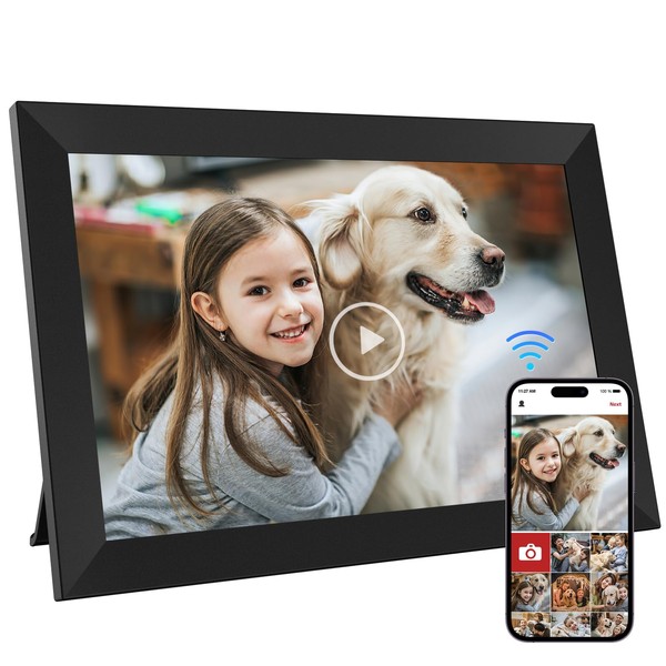 10.1 Inch WiFi Digital Photo Frame Built in 32GB Memory,
