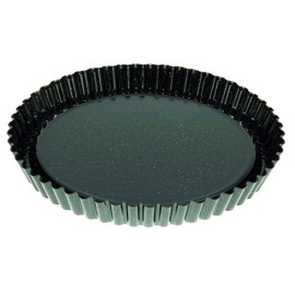 Riess, 0868-022, Obsttortenboden 30, CLASSIC - BACKFORMEN, Durchmesser 30 cm, Höhe 3.7 cm, Emaille, schwarz, Induktion