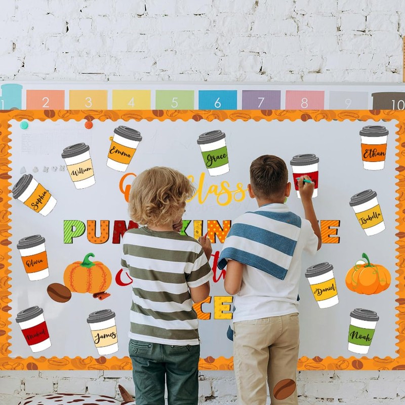 Fall Coffee Cup Bulletin Board Set – “We are Pumpkin