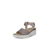 ECCO Women's Flowt Cork Sandal, Moonrock/Python, 8-8.5