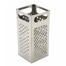 Winco Box Grater, 9-Inch by 4-Inch,Stainless Steel,Medium