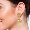 Efulgenz Gold Tone Indian Earrings for Women Jhumka Jhumki Earrings