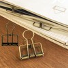 Pack of 10 Metal Skeleton Binder Clip Metal Wire Foldback