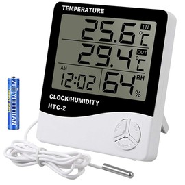 Termómetro Higrómetro Digital 1.5 m con Sonda – Medición Precisa de Temperatura y Humedad