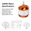 D2826 Brushless Motor with Adapter RC Motor Replacement for RC