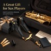 Saxophone Shoulder Strap for Comfortable Playing – Adjustable PU Leather