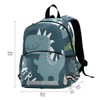 ISAOA Toddler Reins Backpack for Boys Cute Dinosaur Roaring Animal