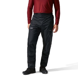 Berghaus Mens Deluge 2.0 Waterproof Breathable Overtrousers | Durable Comfortable Rain Pants Tracksuit, Black, M EU