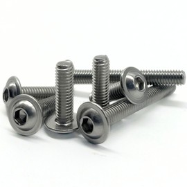 Topnorm24 - M5 x 25 (20 pieces) pan head screws with flange and hexagon socket ISO 7380-2 flat head screws with flange/collar, stainless steel V2A A2 (20, M5 x 25)