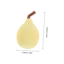 SAFIGLE 4pcs Fruit Shaped Makeup Sponge Set Soft Dual Use Applicators for Liquid and Powder Compact Blending Tools for Home and Travel Easy to Clean with Fun Designs