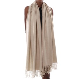 PIOYMEYA Scarf Stole Festive Fur Evening Dress Pashmina Scarves Scarves for Women Winter, beige