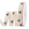 Bee Cotton Ribbon, 10 Yards Cream White Ivory Cotton Ribbons